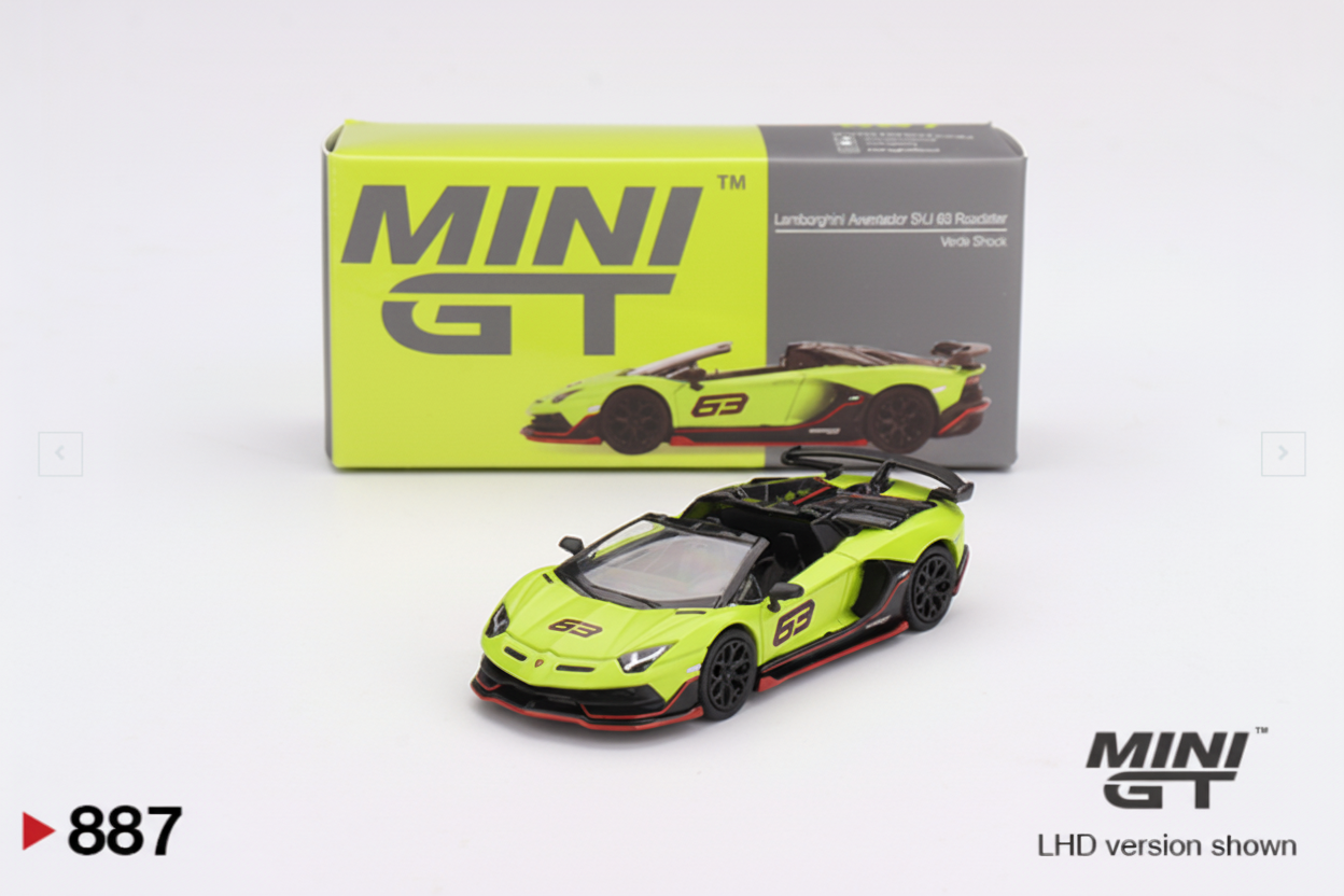 Lamborghini Aventador SVJ 63 Roadster Mini GT