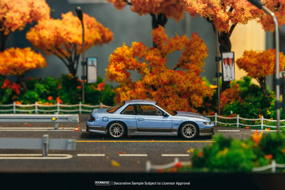 Tarmac Works Vertex Nissan Silvia S13 Blue / Grey 1:64 scale