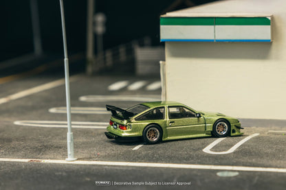 Tarmac Works Toyota Sprinter Trueno AE86 Widebody Green – T64G-060-GR 1:64 scale