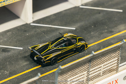 Tarmac Pagani Huayra R Matte Black/Silver – T64G-TL035-MBS