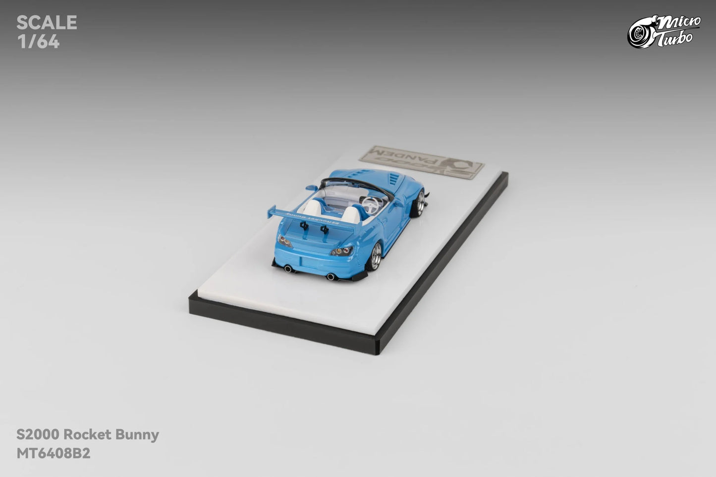 Micro Turbo Honda S2000 Pandem Rocket Bunny Blue