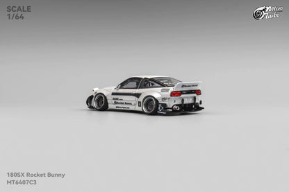 Micro Turbo Nissan 180SX Type X Rocket Bunny v2 White