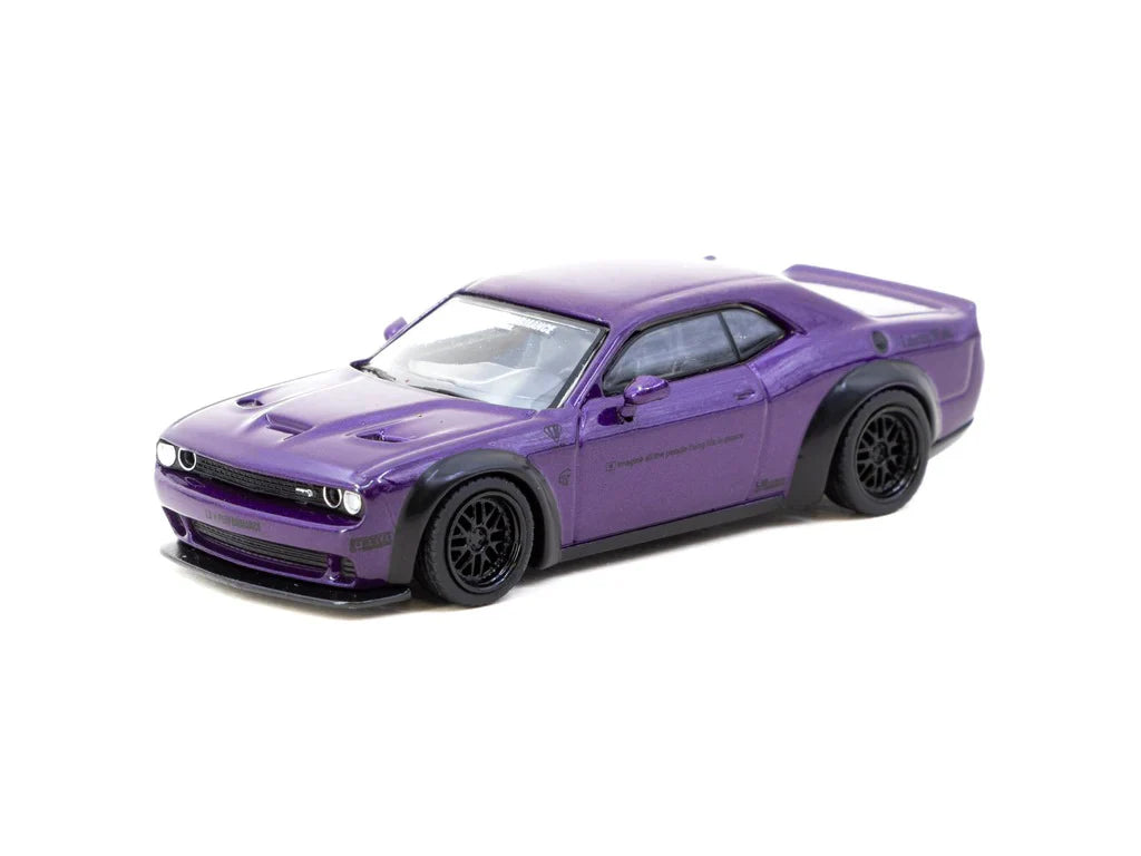 LB-WORKS Dodge Challenger SRT Hellcat with Transporter Tarmac Works