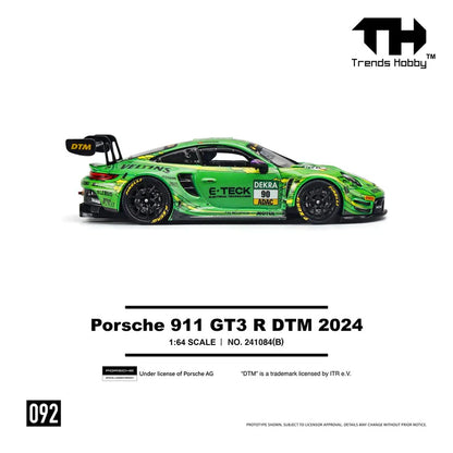 Porsche 911 (992) GT3 R DTM 2024 Green #90 Trends Hobby