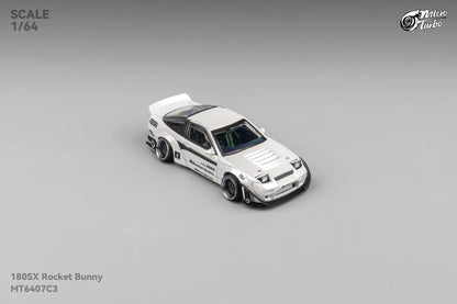 Micro Turbo Nissan 180SX Type X Rocket Bunny v2 White