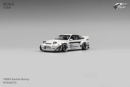 Micro Turbo Nissan 180SX Type X Rocket Bunny v2 White
