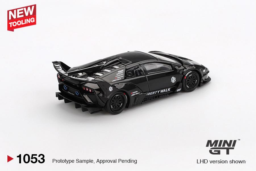 Lamborghini LB-Silhouette WORKS MURCIELAGO GT Evo Black Mini GT