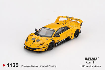 Lamborghini LB-Silhouette WORKS MURCIELAGO GT Evo Yellow Mini GT