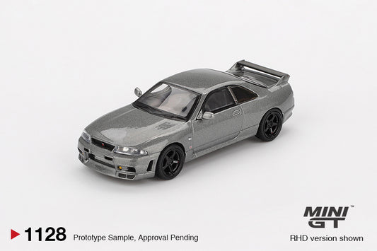 NISSAN Skyline GT-R Dark Metal Gray (NISMO BCNR33 CRS Version) Mini GT