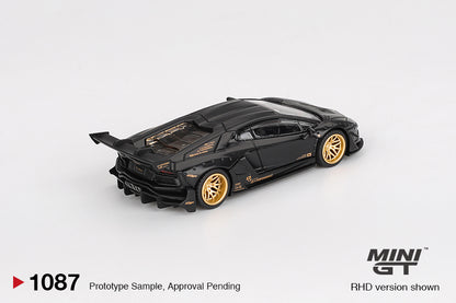 LB★WORKS Lamborghini Aventador Limited Edition Matte Black Mini GT