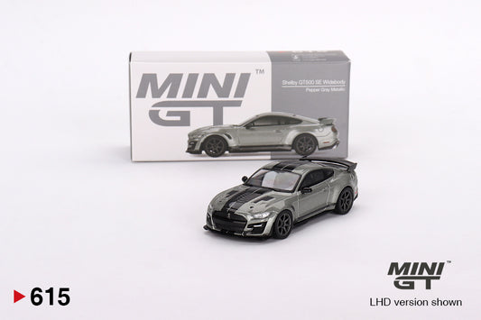 Shelby GT500 SE Widebody Pepper Gray Metallic Mini GT