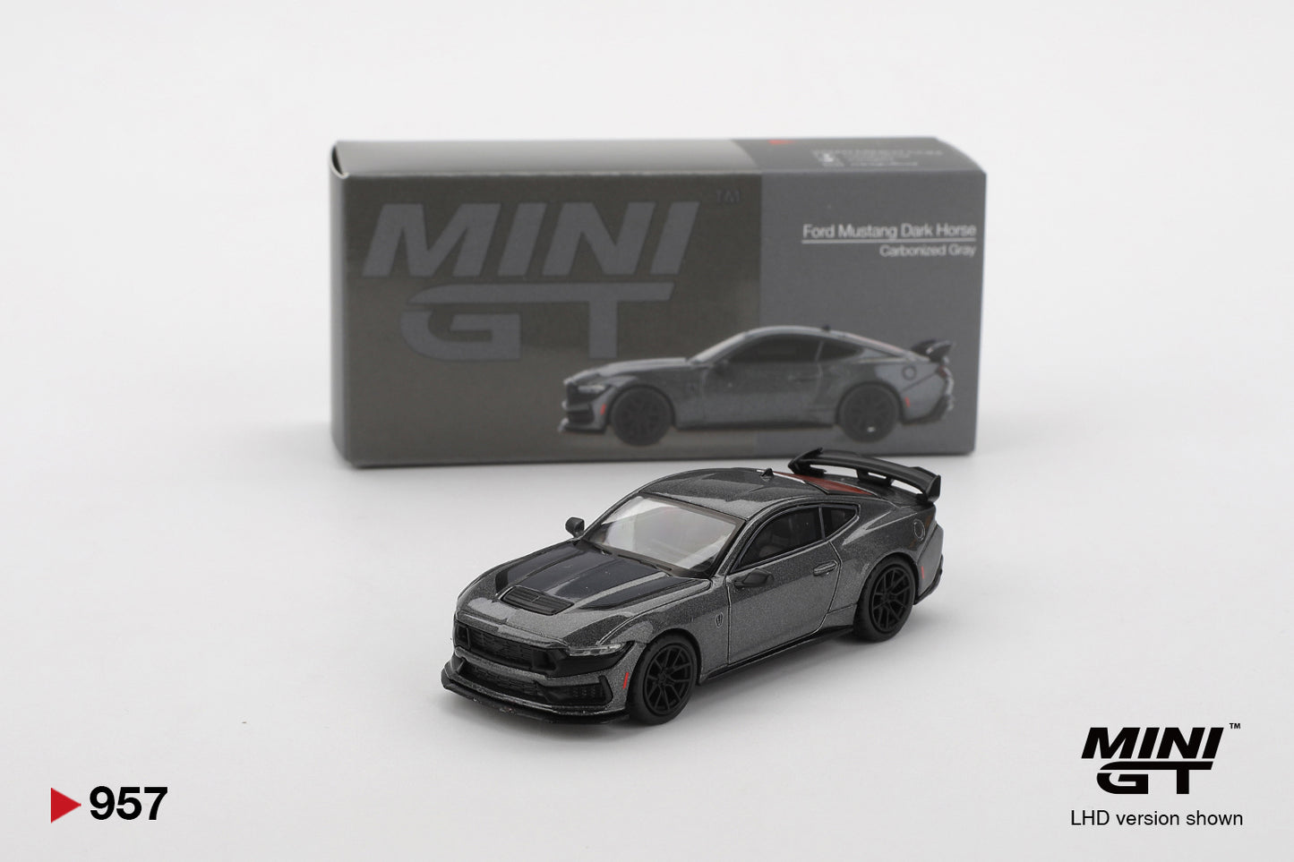 Ford Mustang Dark Horse 2024 Carbonized Gray Mini GT