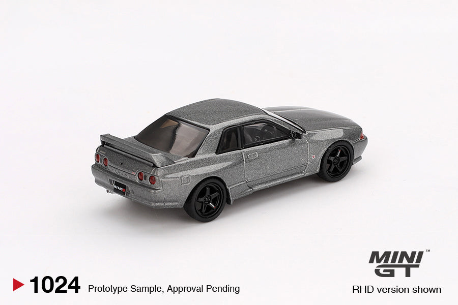Nissan Skyline GT-R NISMO BNR32 CRS Version Dark Metal Gray Mini GT