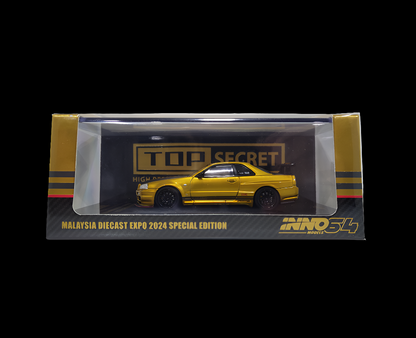 Nissan Skyline GT-R R34 TOP SECRET INNO64 Malaysia Diecast Expo Special Edition
