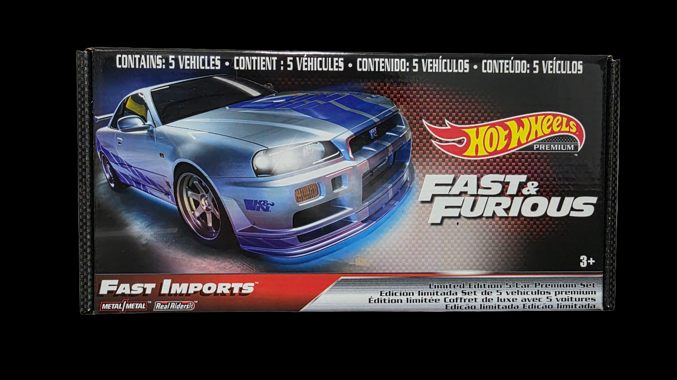 Fast & Furious Fast Imports Hot Wheels Premium Box Set