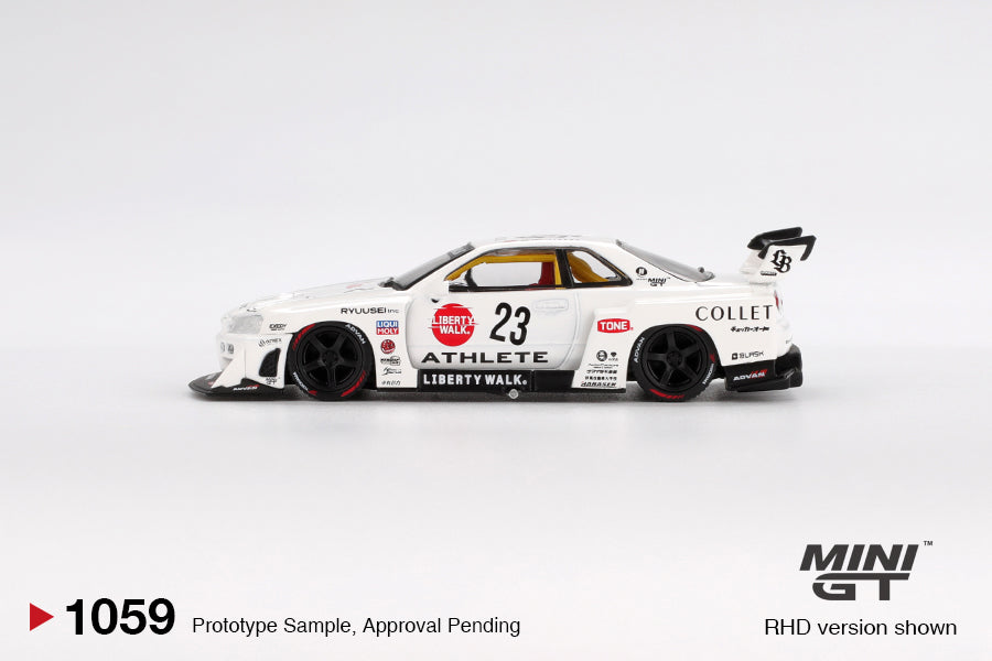 Nissan LB-ER34 Super Silhouette ATHLETE/COLLET Mini GT