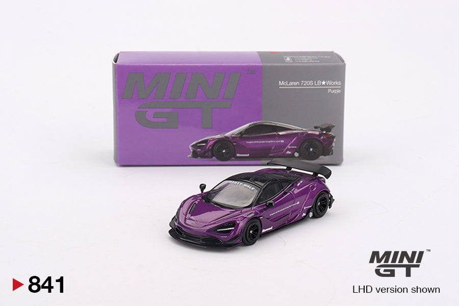 McLaren 720S LB★Works Purple Mini GT