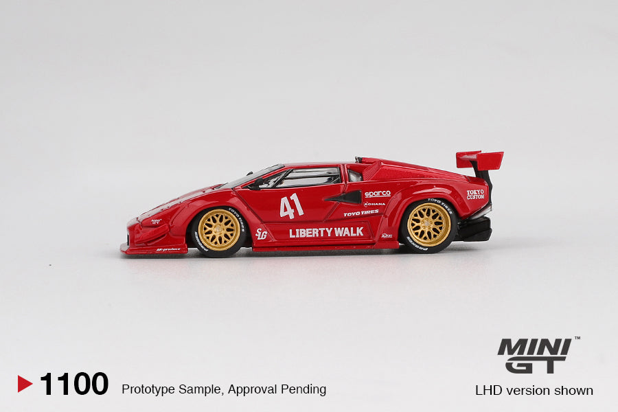 Lamborghini Countach LB-WORKS Red Mini GT