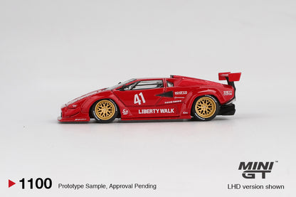 Lamborghini Countach LB-WORKS Red Mini GT