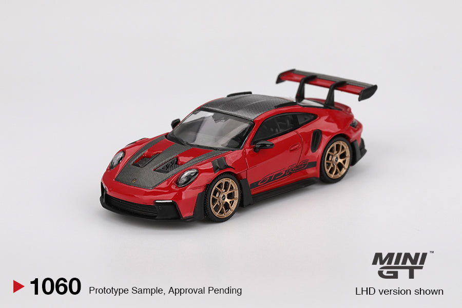 Porsche 911 (992) GT3 RS Weissach Package Guards Red Mini GT