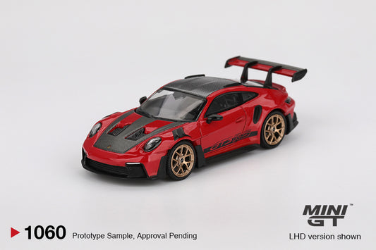 Porsche 911 (992) GT3 RS Weissach Package Guards Red Mini GT
