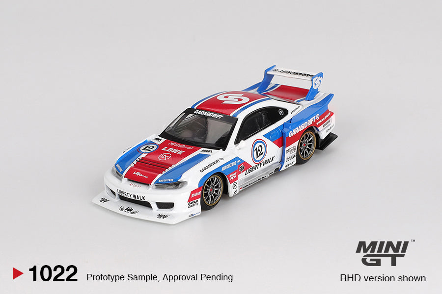 Nissan LB-Super Silhouette S15 SILVIA GARASIDRIFT x LBWK 2025 Mini GT