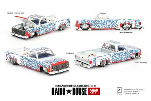 Chevrolet Silverado Dually On Fire V2 Kaido House //157