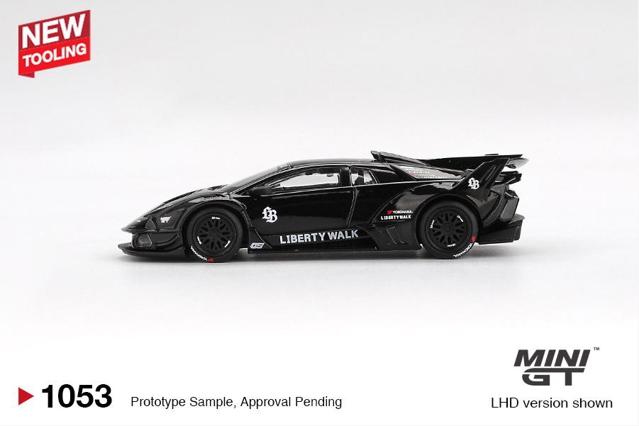 Lamborghini LB-Silhouette WORKS MURCIELAGO GT Evo Black Mini GT