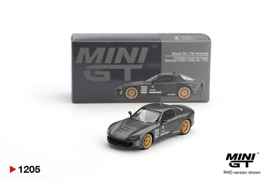 Mazda RX-7 RE-Amemiya Matsukiyo KOKU 3 Rotor NA-7 TAS 2025 Best Tuned Car Award Mini GT 1:64 scale