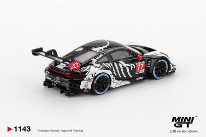 Porsche 911 GT3 R #77 AO Racing 2025 IMSA Petit Le Mans Mini GT