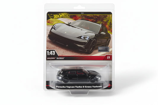 Hot Wheels Premium 1:43 Porsche Taycan Turbo S Cross Turismo