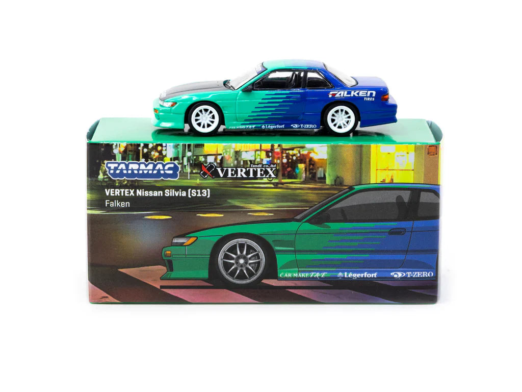 Tarmac Works 1:64 VERTEX Nissan Silvia (S13) Falken