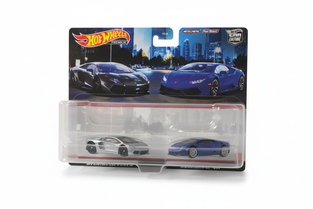 Hot Wheels Premium 2 Pack Lamborghini