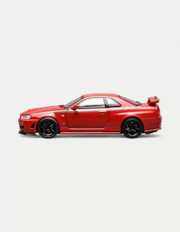 Motor Helix 1:64 Nissan Skyline GT-R (R34) Nismo Customized – Nismo Red