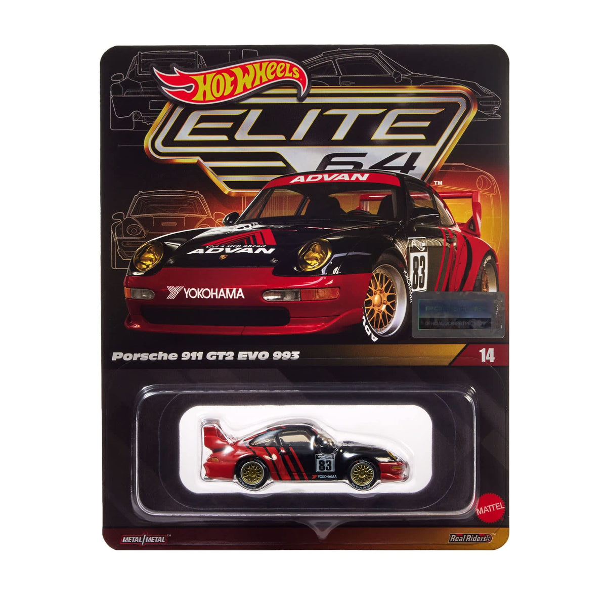 Hot Wheels ELITE 64 Advan Porsche