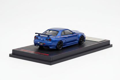 Ignition Model Nissan Skyline GT-R BN R34 V-Spec II Blue Metallic TOKYO AUTO SALON KUALA LUMPA 2025