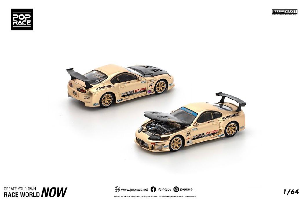 Pop Race PR64-277 Top Secret GT300 Toyota Supra