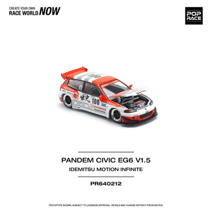 POP RACE PR64-212 PANDEM CIVIC EG6