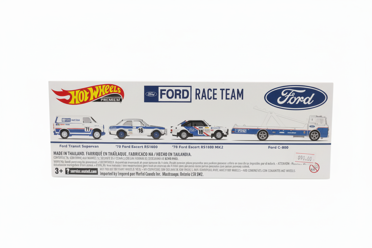 Hot Wheels Premium Diorama Set Ford Race Team Set