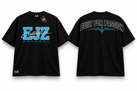 EJZ COLLECTIVE APPAREL Oversized t-shirt (cyan) V1
