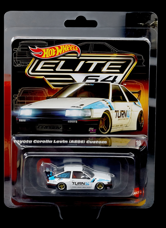 Hot Wheels ELITE 64 #16 Toyota Corolla Levin (AE86) Custom