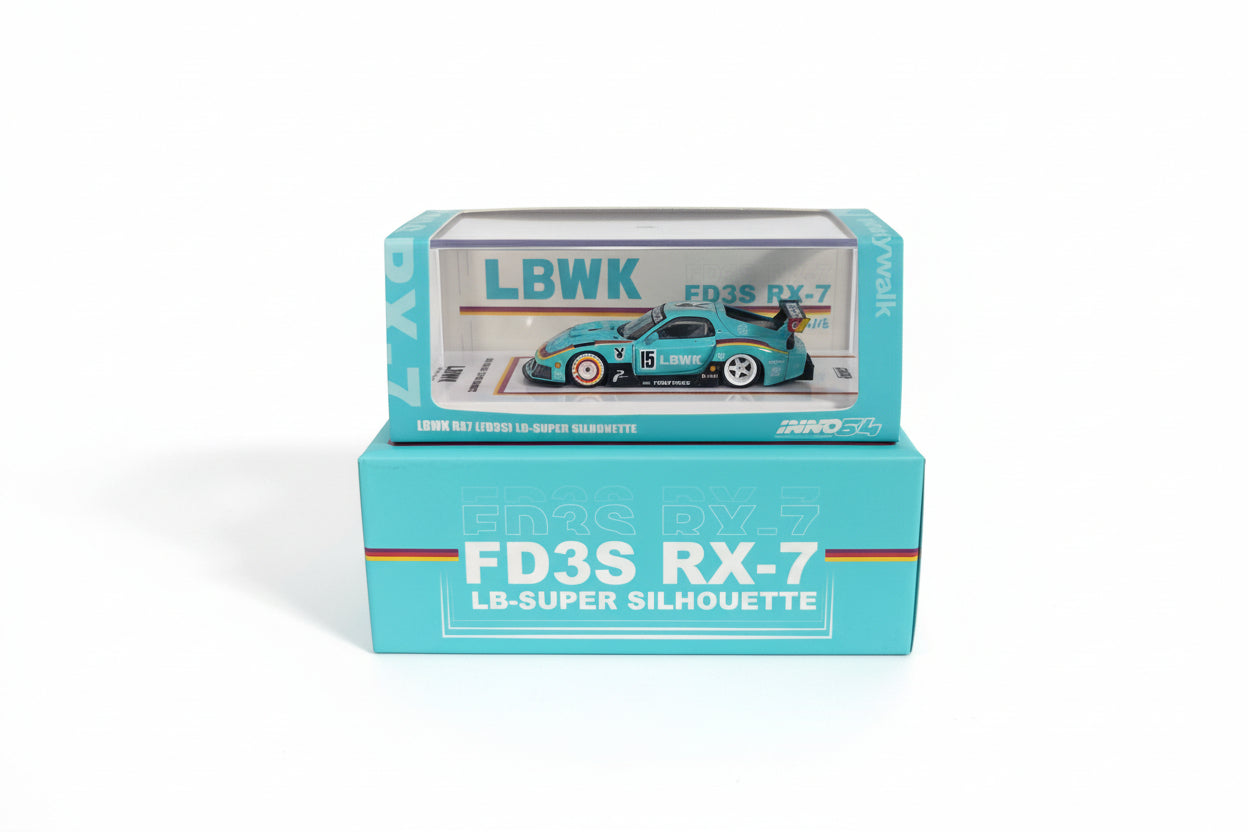 INNO64 MAZDA FD3S RX-7 LB-SUPER SILHOUETTE REGULAR & CHASE