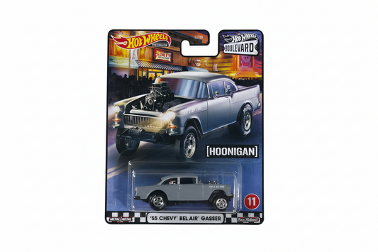 Hot Wheels Premium Boulevard N.11 '55 Chevy Bel Air Gasser