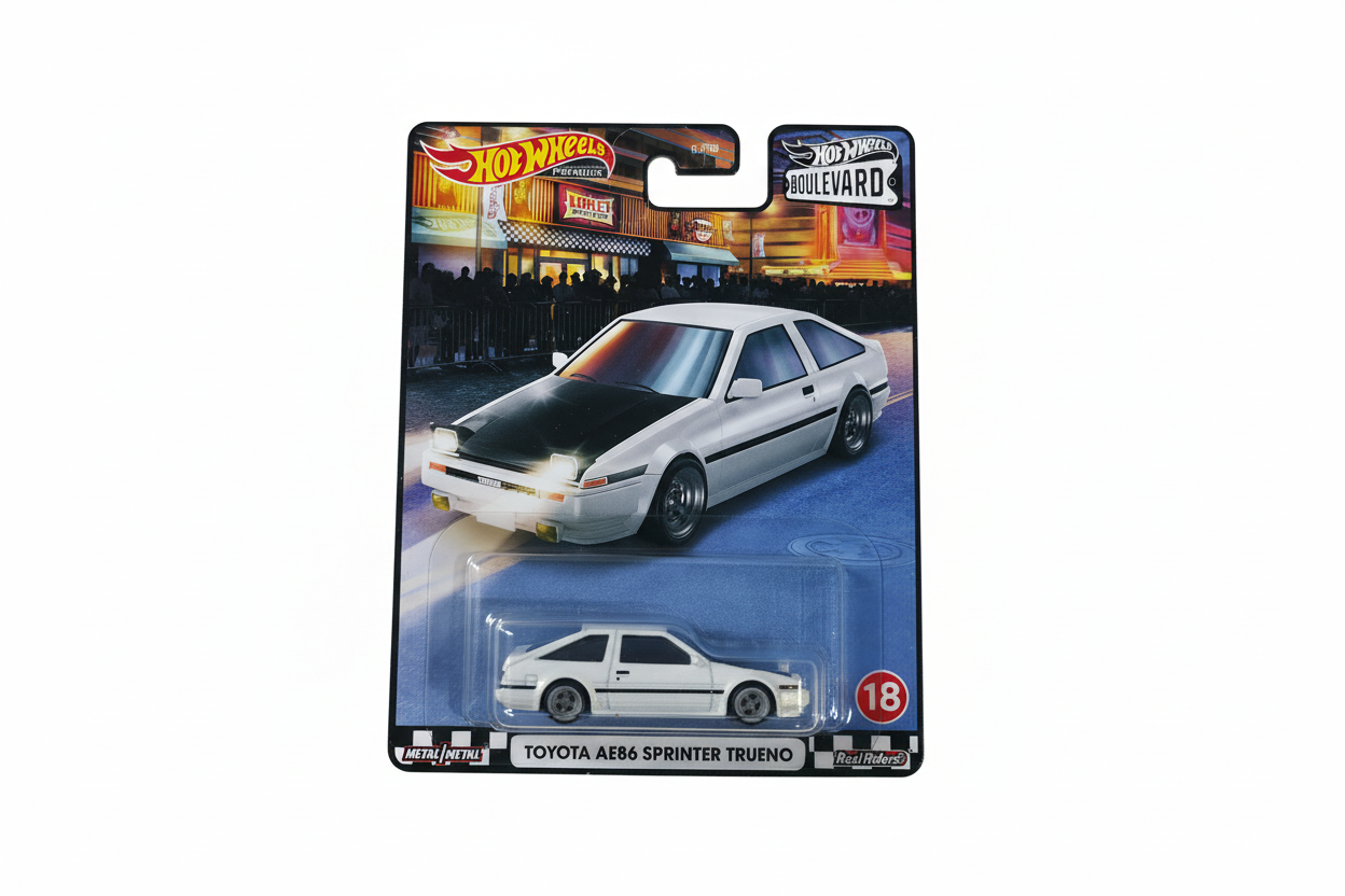 Hot Wheels Premium Boulevard N.18 Toyota AE86 Sprinter Trueno