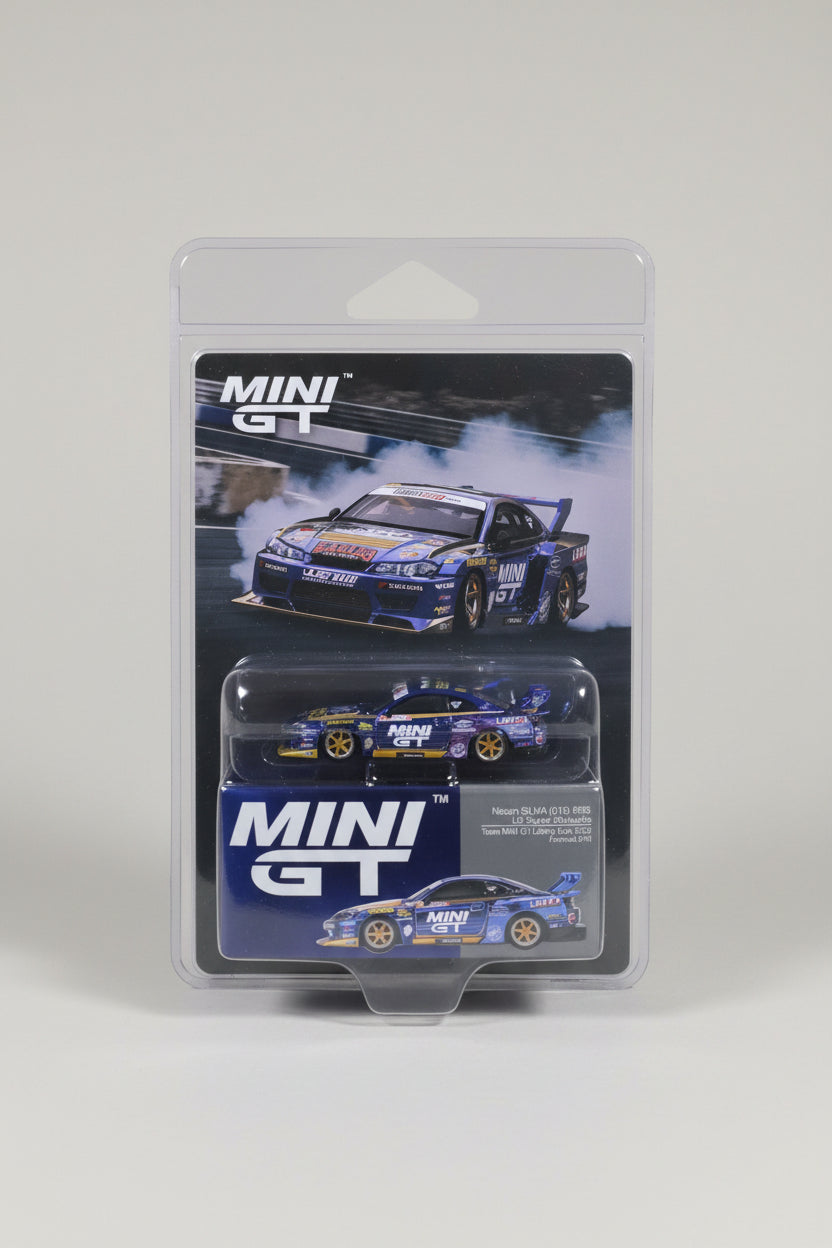 Nissan Silvia (S15) LB-Super Silhouette #555 Team MINI GT Liberty Walk 2025 Formula Drift Mini GT