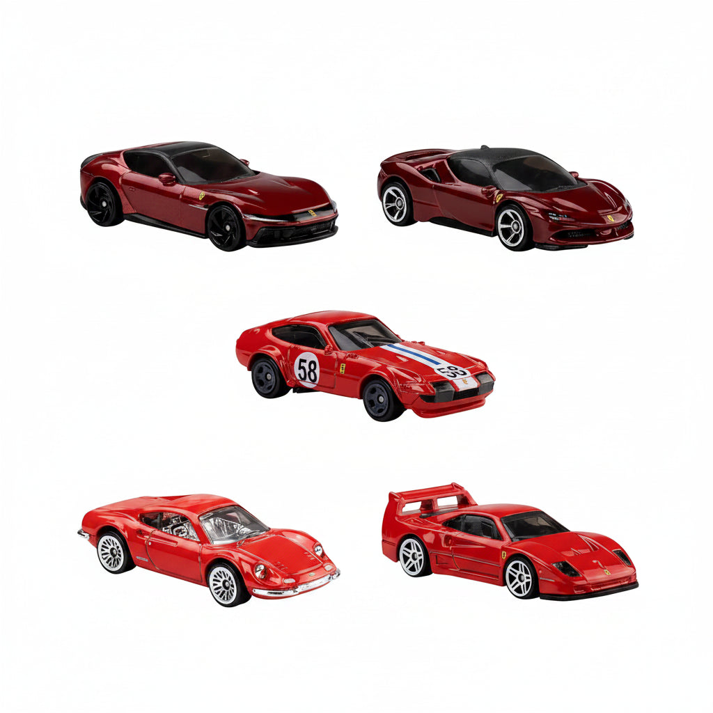 Hot Wheels Ferrari 5 Pack