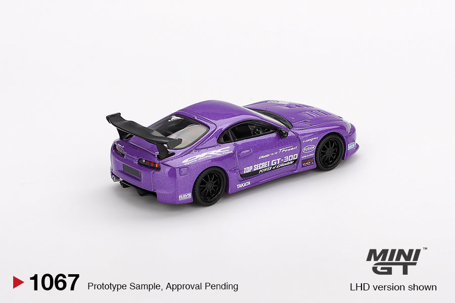 Toyota Supra (A80) Top Secret GT-300 Top Secret Purple Mini GT