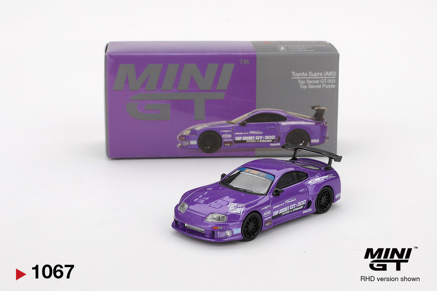 Toyota Supra (A80) Top Secret GT-300 Top Secret Purple Mini GT