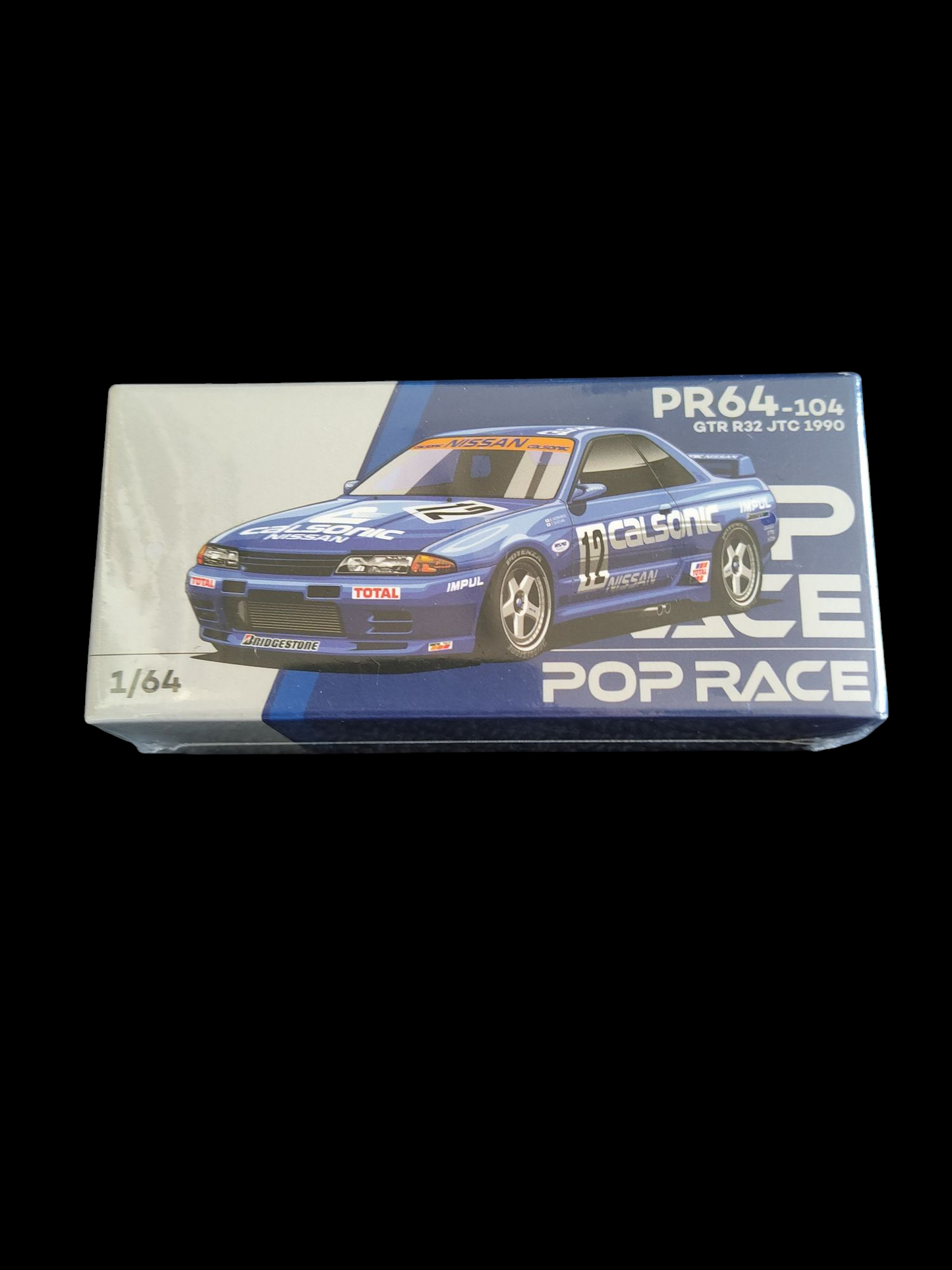 POP RACE PR64-104 GT-R R32 JTC 1990