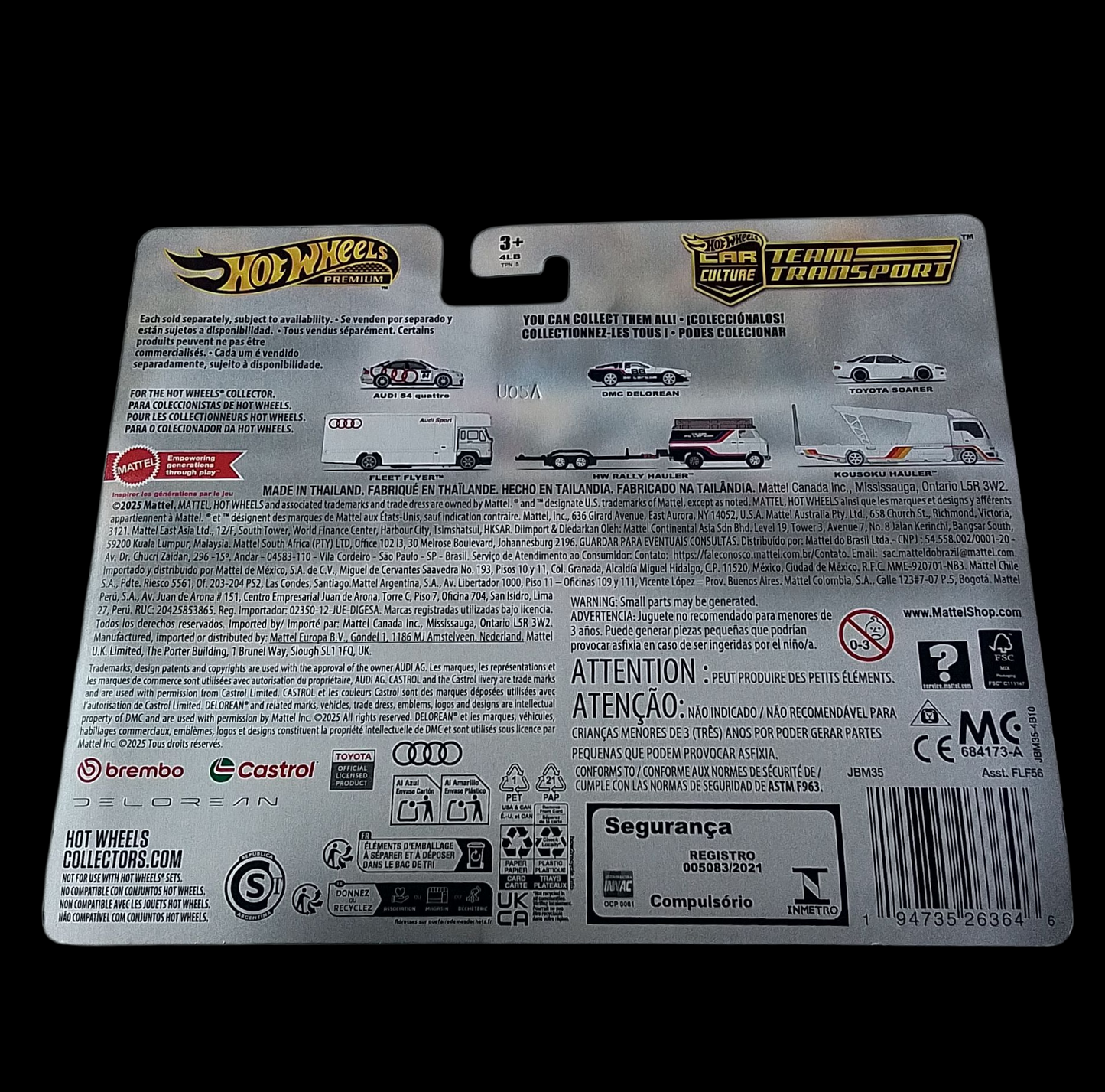 Hot Wheels Premium Team Transport #78